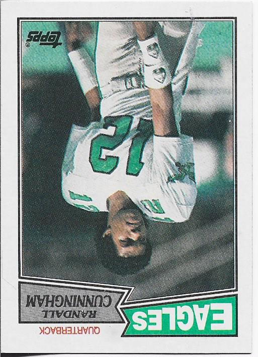 Randall Cunningham 1987 Topps Card #296