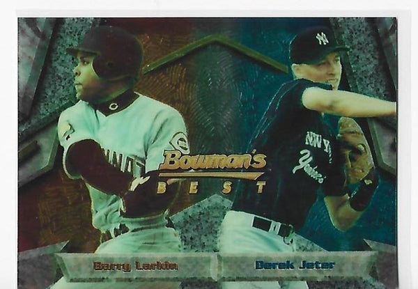 Barry Larkin / Derek Jeter 1994 Bowman's Best #95 Card