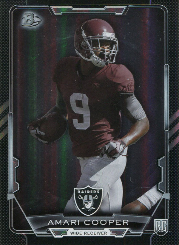 Amari Cooper Unsigned 2015 Topps Bowman Rookie Card