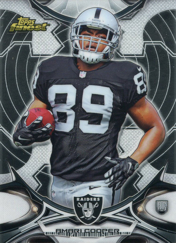Amari Cooper Unsigned 2015 Topps Finest Rookie Card