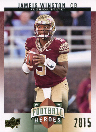 Jameis Winston Unsigned 2015 UpperDeck Football Heroes Card
