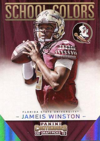 Jameis Winston Unsigned 2015 Panini Draft Picks Contenders Card