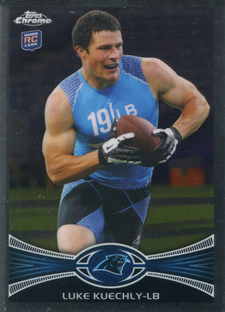Luke Kuechly Unsigned 2012 Topps Chrome Rookie Card