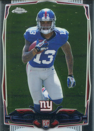 Odell Beckham Jr. Unsigned 2014 Topps Chrome Rookie Mini Card