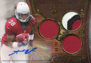 Andre Ellington Autographed 2013 Topps Player-Worn Relics Rookie Card