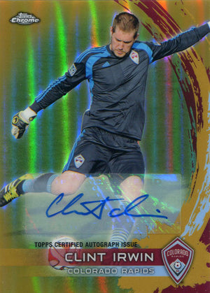 Clint Irwin Autographed 2014 Topps Power Ranking Chrome Card