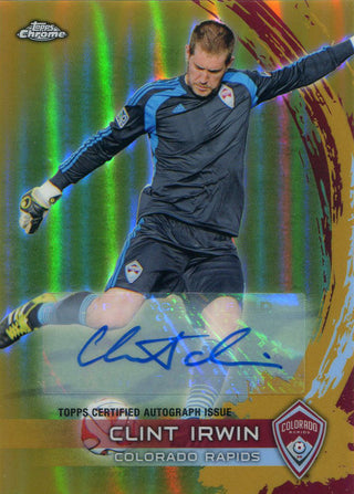 Clint Irwin Autographed 2014 Topps Power Ranking Chrome Card