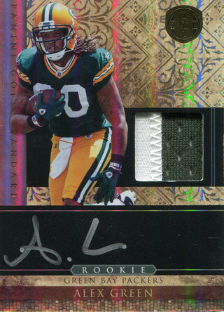Alex Green Autographed 2011 Panini Gold Standard Rookie Card