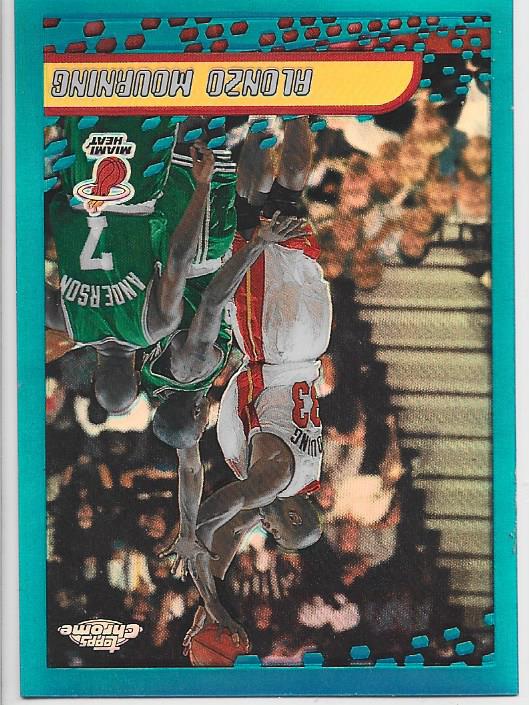 Alonzo Mourning 2002 Topps Chrome Card