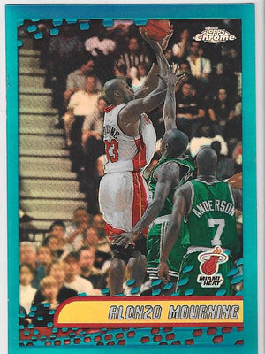 Alonzo Mourning 2002 Topps Chrome Card