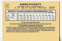 Kirby Puckett 1985 Donruss #438 Rookie Card