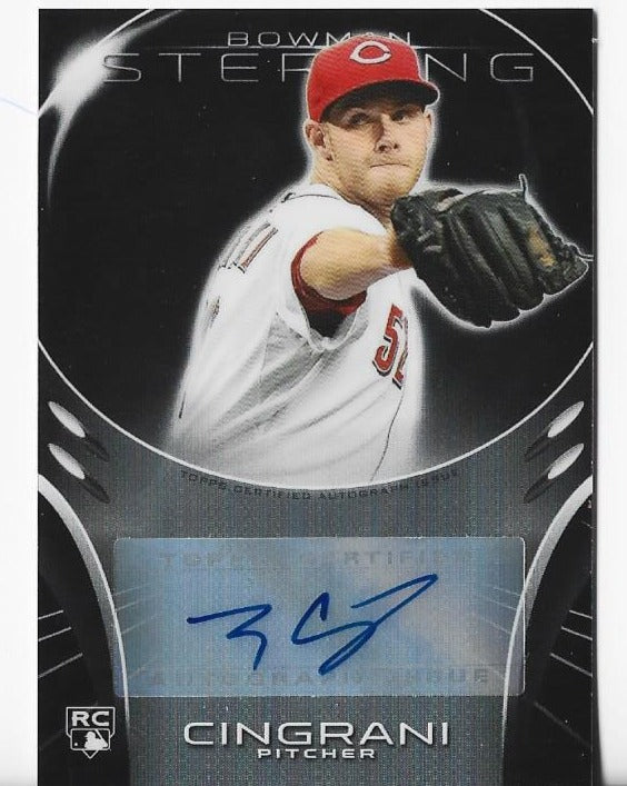 Tony Cingrani 2013 Bowman Sterling #BSAR-TC Autograph Card