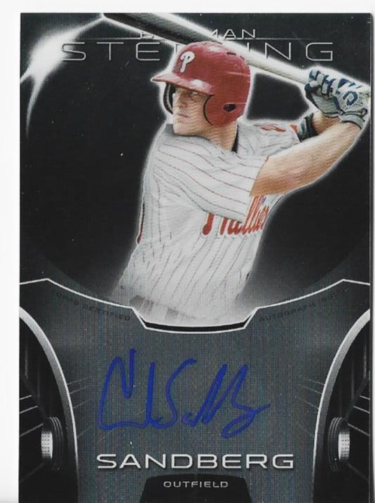 Cord Sandberg 2013 Bowman Sterling #BSAP-CSA Autograph Card