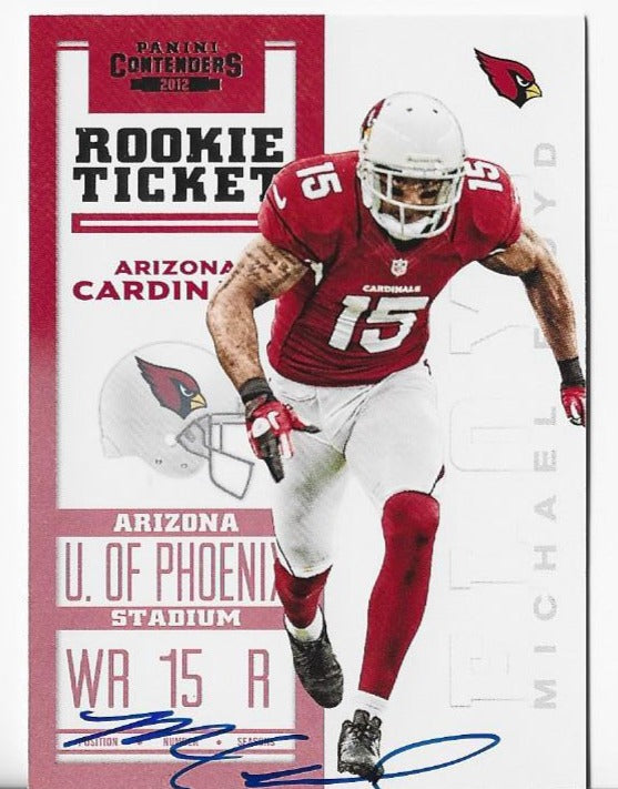 Michael Floyd 2012 Panini Contenders #208 Rookie Ticket Card