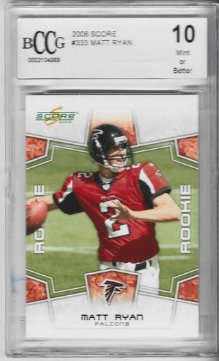 Matt Ryan 2008 Score Card (BCCG 10)