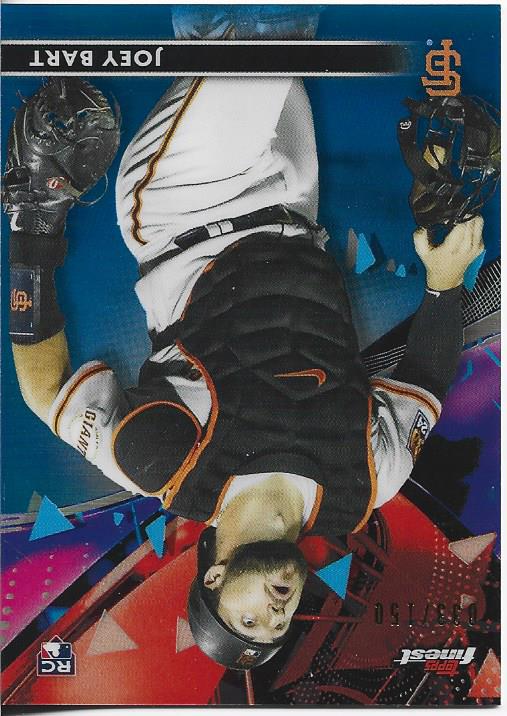 Joey Bart 2021 Topps Finest Blue Rookie Card 33/150 #52