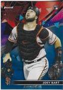 Joey Bart 2021 Topps Finest Blue Rookie Card 33/150 #52
