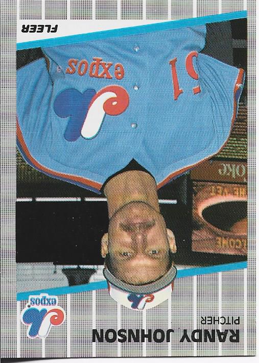 Randy Johnson 1989 Fleer Card #381