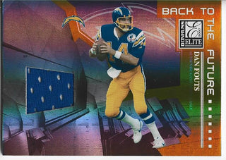 Philip Rivers and Dan Fouts 2007 Donruss Elite Back To The Future Jersey Card 136/299