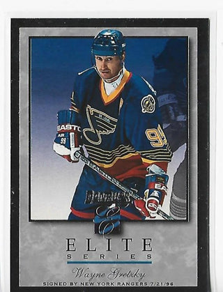 Wayne Gretzky 1996 Donruss Elite Series Card