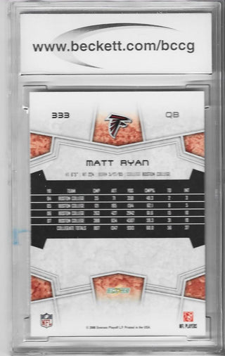 Matt Ryan 2008 Score Card (BCCG 10)