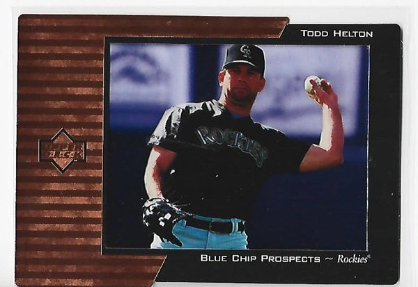 Todd Helton 1998 Upper Deck BC11 (1/2000) Blue Chips Prospect