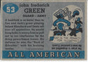 Jack Green 1955 All American Card