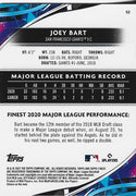 Joey Bart 2021 Topps Finest Blue Rookie Card 33/150 #52