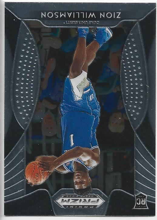 Zion Williamson 2019 Prizm Draft Picks Rookie Card