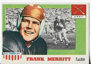 Frank Merritt 1955 All American Card