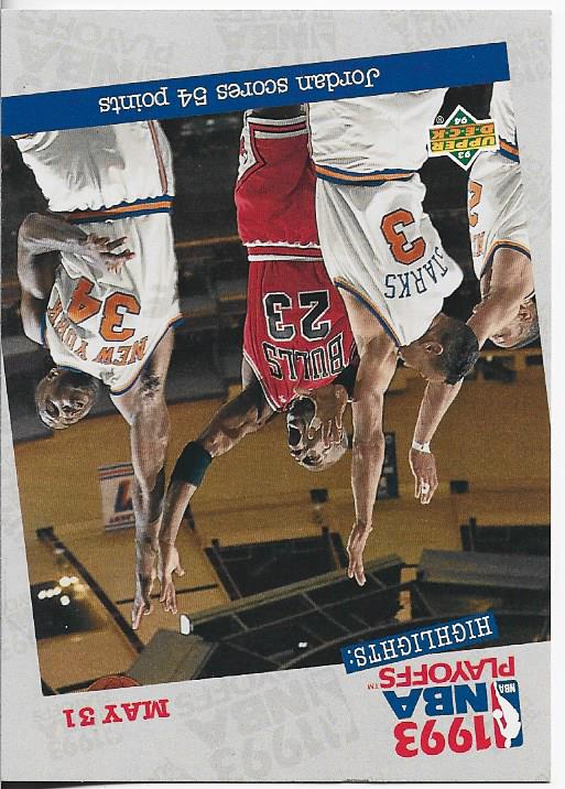 Michael Jordan 1993 Upper Deck Card #193