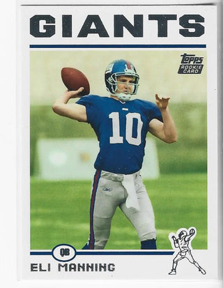 Eli Manning 2012 Topps Reprint Rookie Card
