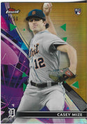 Casey Mize 2021 Topps Finest Gold Rookie Card 48/50 #73