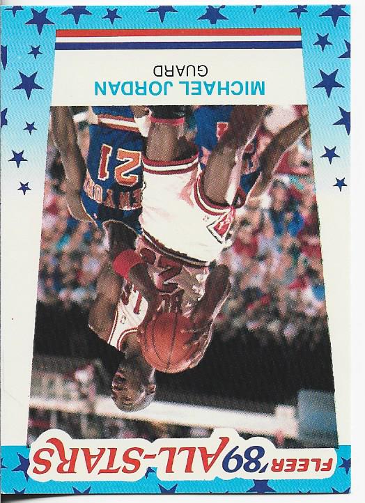 Michael Jordan 1989 Fleer Sticker #3