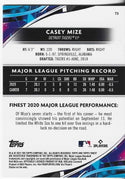 Casey Mize 2021 Topps Finest Gold Rookie Card 48/50 #73