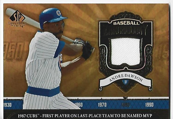 Andre Dawson 2006 Upper Deck SP Baseball Chronology #BC-AD Game-Used Memorabilia Card