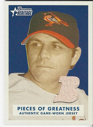Brian Roberts 2006 Bowman Heritage Game Used Bat Card