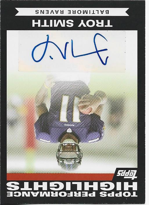 Troy Smith 2007 Topps Autographed Card