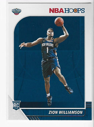 Zion Williamson 2019 NBA Hoops Rookie Card