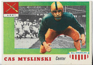 Cas Myslinski 1955 All American Card