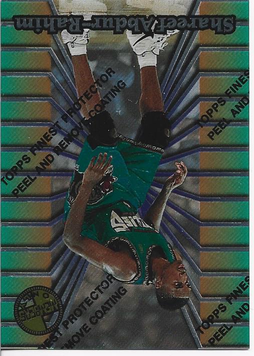 Shareef Abdur Rahim 1997 Topps Card