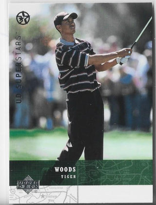 Tiger Woods 2003 Upper Deck Superstars #1 Card