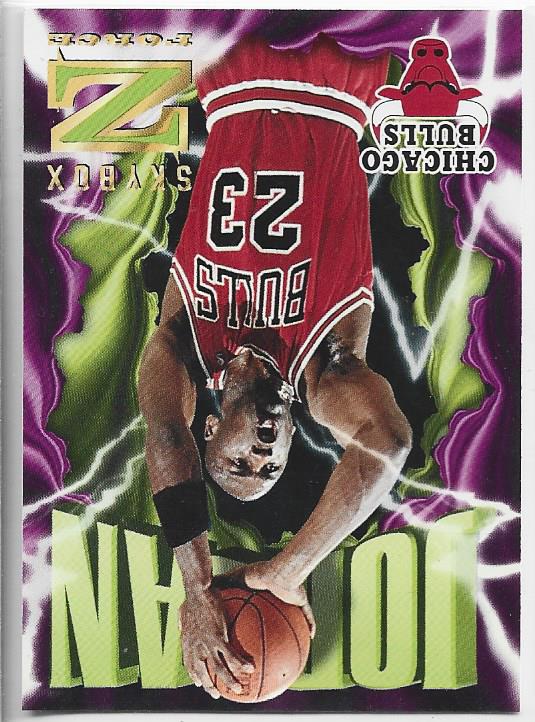 Michael Jordan 1996 Volcanic Skybox Card