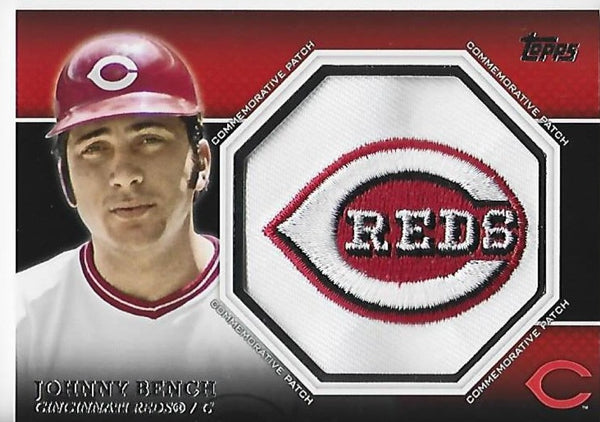 Johnny Bench 2013 Topps Commemorative Patch Card #CP-41 Card