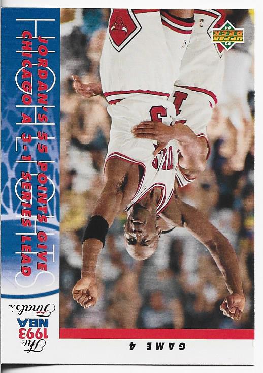Michael Jordan 1993 Upper Deck Card #201