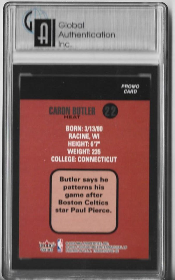 Caron Butler 2002-2003 Fleer #CB4 Signed Promo Card