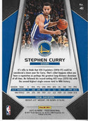 Stephen Curry 2017 Panini Prizm Card #41