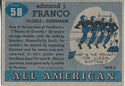 Ed Franco 1955 All American Card