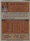 Nate Archibald 1978 Topps Card #26