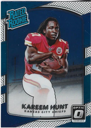 Kareem Hunt 2017 Optic Rookie Card